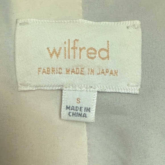 Aritiza WILFRED Maury jacket drape olive green size S MOTO OVERSIZED - Picture 2 of 5